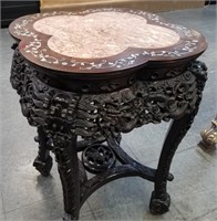 INTRICATELY CARVED CHINESE ANTIQUE LOW TABLE