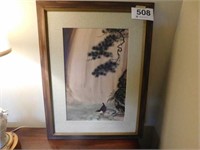 Dipper, framed bird print by John Eastman, 23 x