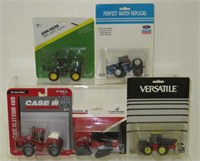 5x- Assorted 1/64 4wd Tractors
