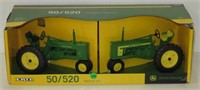 Ertl JD 50/520 Tractor Set, 1/16, NIB