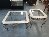 PAIR OF PULASKI STYLE TABLES COFFEE & END