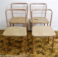 (4) COSCO Metal Folding Chairs