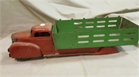 Metal Toy Farm Truck with stake bed