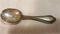 Child's sterling silver spoon
