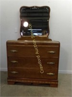 Vintage Waterfall Dresser