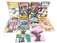 14 comics: Capitain Universe, Captain Marvel, etc