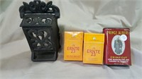 Cast iron Match holder - Taiwand, Ernte Cigarettes