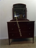 Simmons Metal Dresser with Mirror