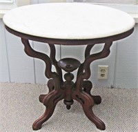 Period Rococo Revival Marble Top Table