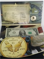 2016 ENHANCED UNC NATIVE AMERICAN $1 COIN
