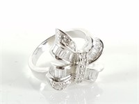STERLING SILVER BOW RING