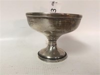 Weighted Sterling Silver Goblet - 3.5" Tall