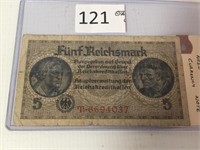 German Currency Note