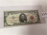 1963 $5 Silver Certificate