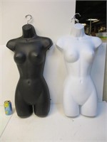 2 demi bustes mannequins