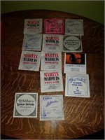 Collection of New Old Stock guitar strings