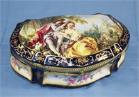 Courtship Box Signed Limoges