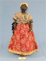 Antique Homemade Black Doll From Mississippi