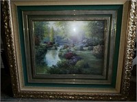 Beautiful picture exquisitely framed and matted