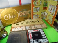 1963 Parker Brothers "CLUE" Board Game and More