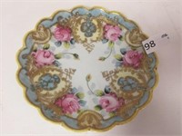 Handpainted Plate by Nippon - 8.5" Dia.