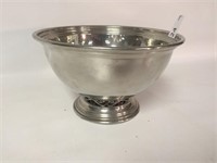 Silverplated Bowl by Shirley - 9.5" Dia x 6" Tall