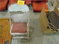 Vintage/Antique Metal Folding  Chair