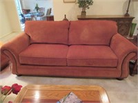 modern broyhill 7.5ft long sofa