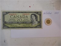Billet de 20$ canadien 1954