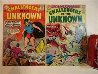 Lot de 2 comics Challengers of the Unknown