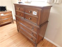 Drexel Heritage 4 drawer over 3 drawer chest,