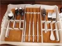 Oneida stainless flatware, not complete