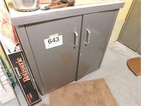 2 door Industrial Metal cabinet, rounded corners,