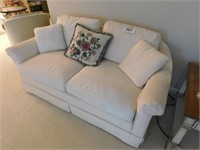 Baker Furniture 2 cushion cream color love seat