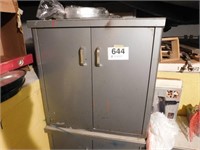 2 door Industrial Metal cabinet, rounded corners,