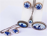 Jewelry Vintage Flow Blue Jewelry Pieces
