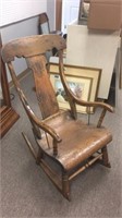 Very unique Antique primitive style rocking chair
