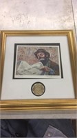 Signed and numbered, framed and matted Emmett