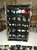 Rotating store display for earrings Plus over 100