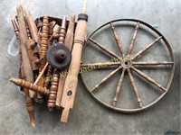 Wooden spoke decorative wheel and more