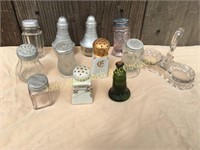 Lot of Antique Salt and Pepper Shakers