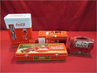 Coca-Cola Tins Various Sizes & Styles