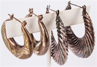 Jewelry Sterling Silver Hoop Earrings