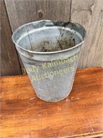 old galvanized Sap Bucket