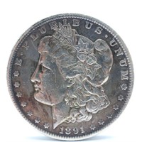 1891-P Morgan Silver Dollar - XF