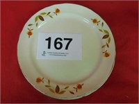 Jewel Tea Autumn Leaf four 9" dinner plates