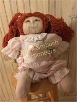 Vintage red head Cabbage patch doll