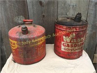 Antique Galvanized Gas Cans