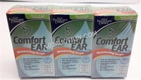 3 Pack of Comfort Ear Moisurizing Drops