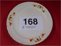 Jewel Tea Autumn Leaf four 8" luncheon plates